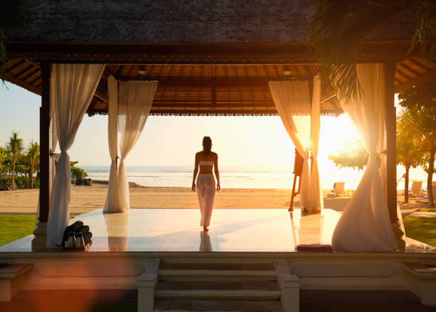 Timeline style illustration of different routine blocks during a day